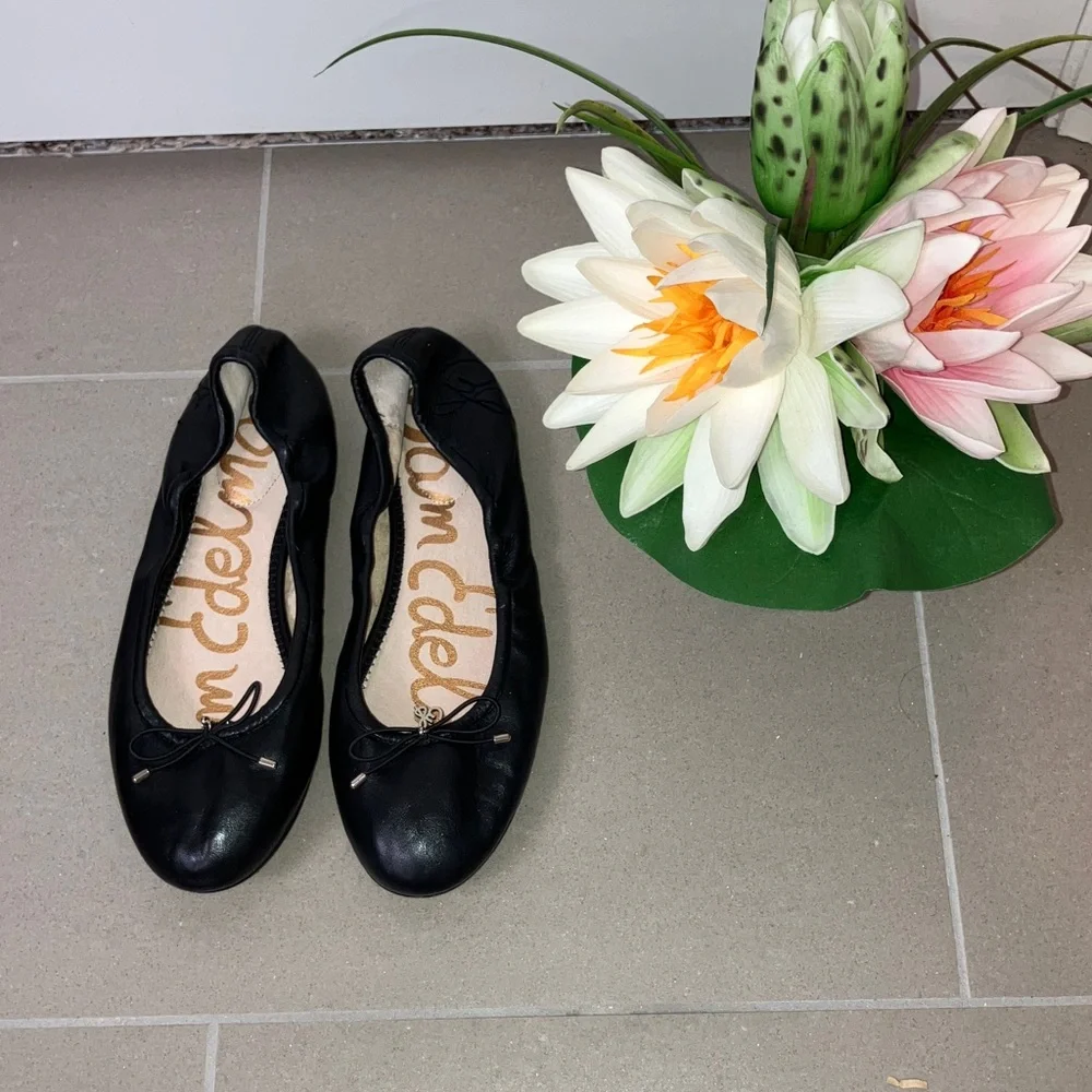 Sam Edelman 8.5 Black ballet flats EUC - Picture 6 of 6